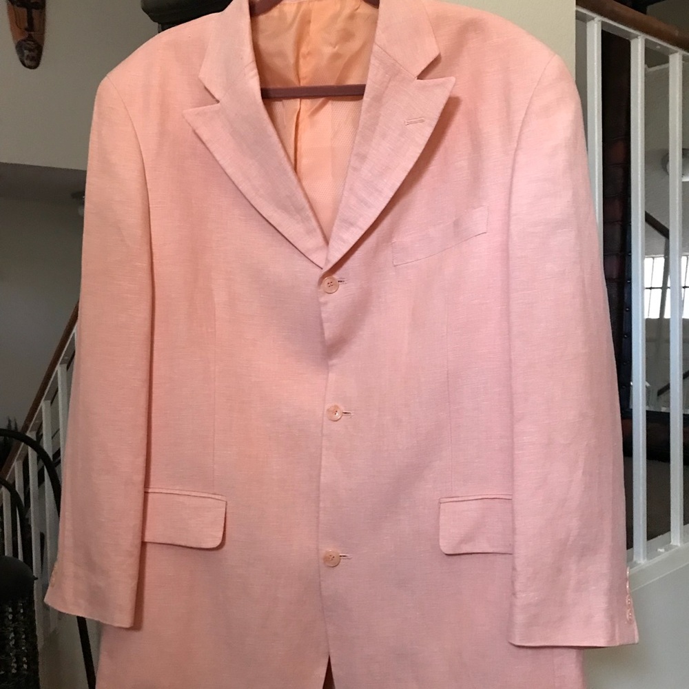 Men’s 2 Piece Linen Suit.